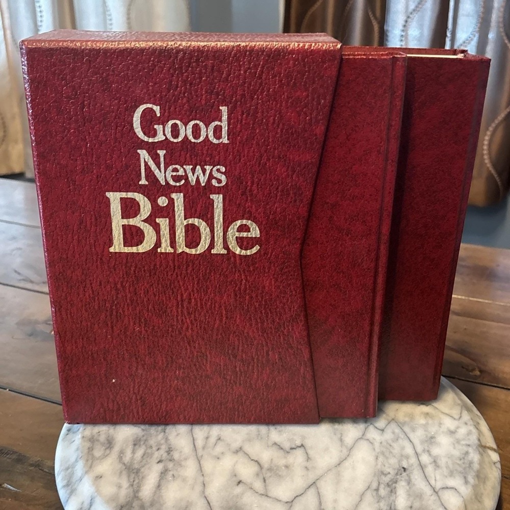 VTG 1978 Good News Bible Today's English Version Two Volumes Large Print